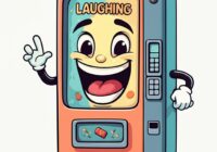 笑う自動販売機