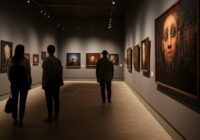 恐怖のAI絵画展覧会